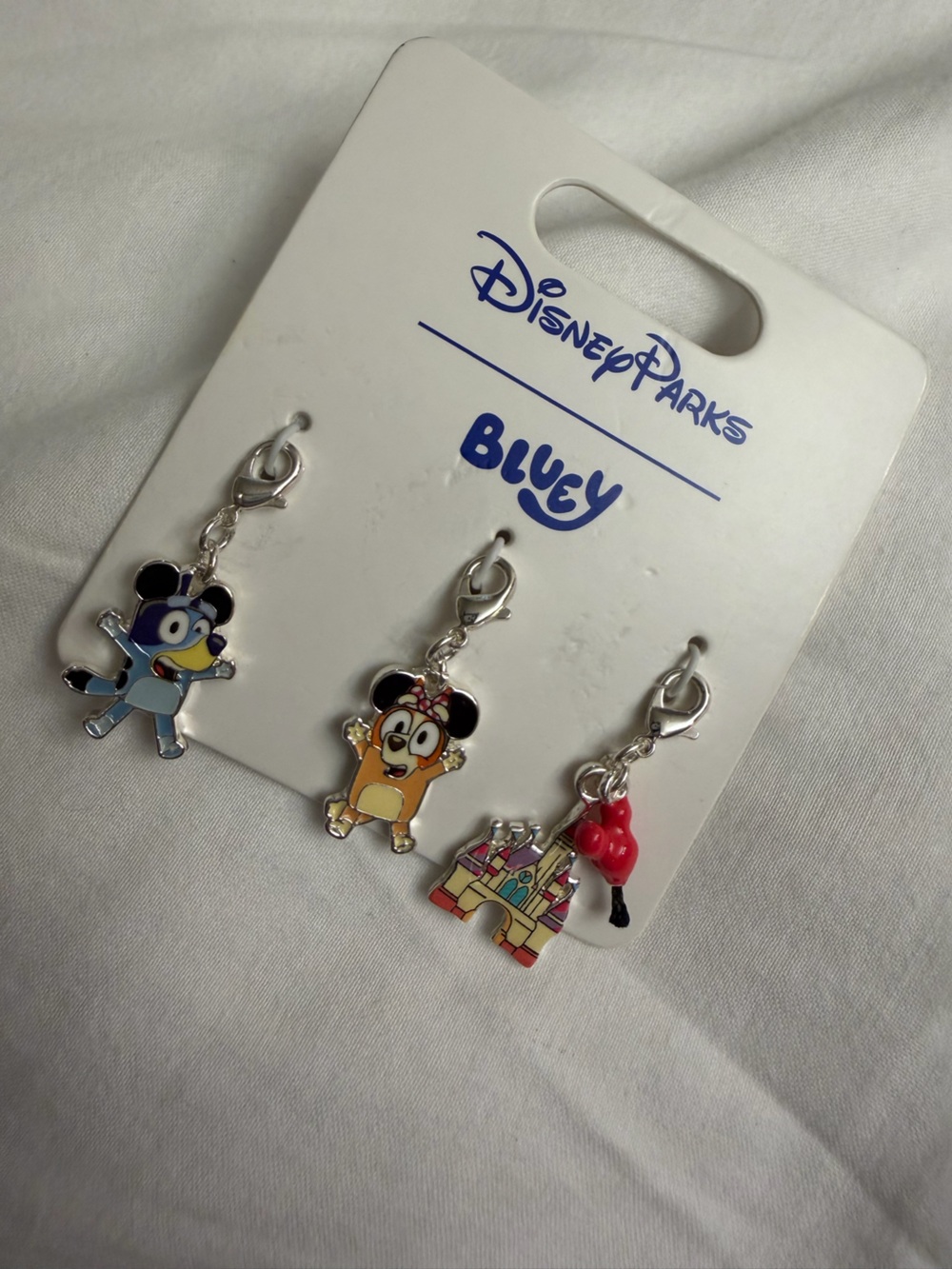 Disney Parks Bluey Enamel Character Charms (Set of 3)
